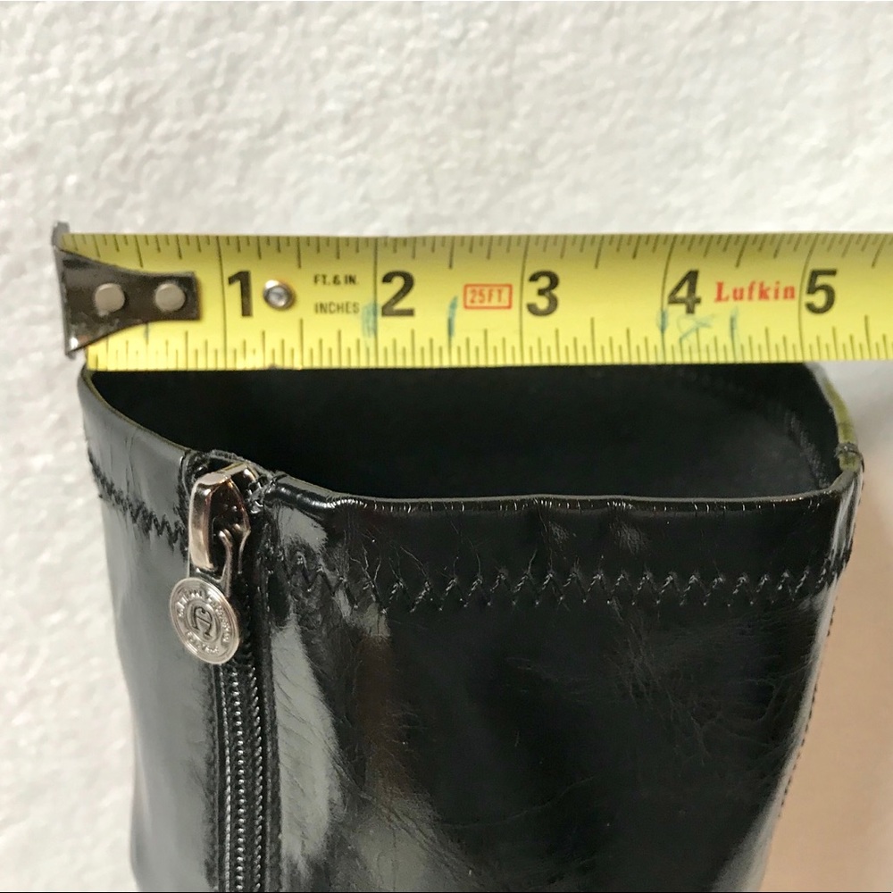 Etienne Aigner Thigh High Riding Boots Heel - Picture 5 of 8